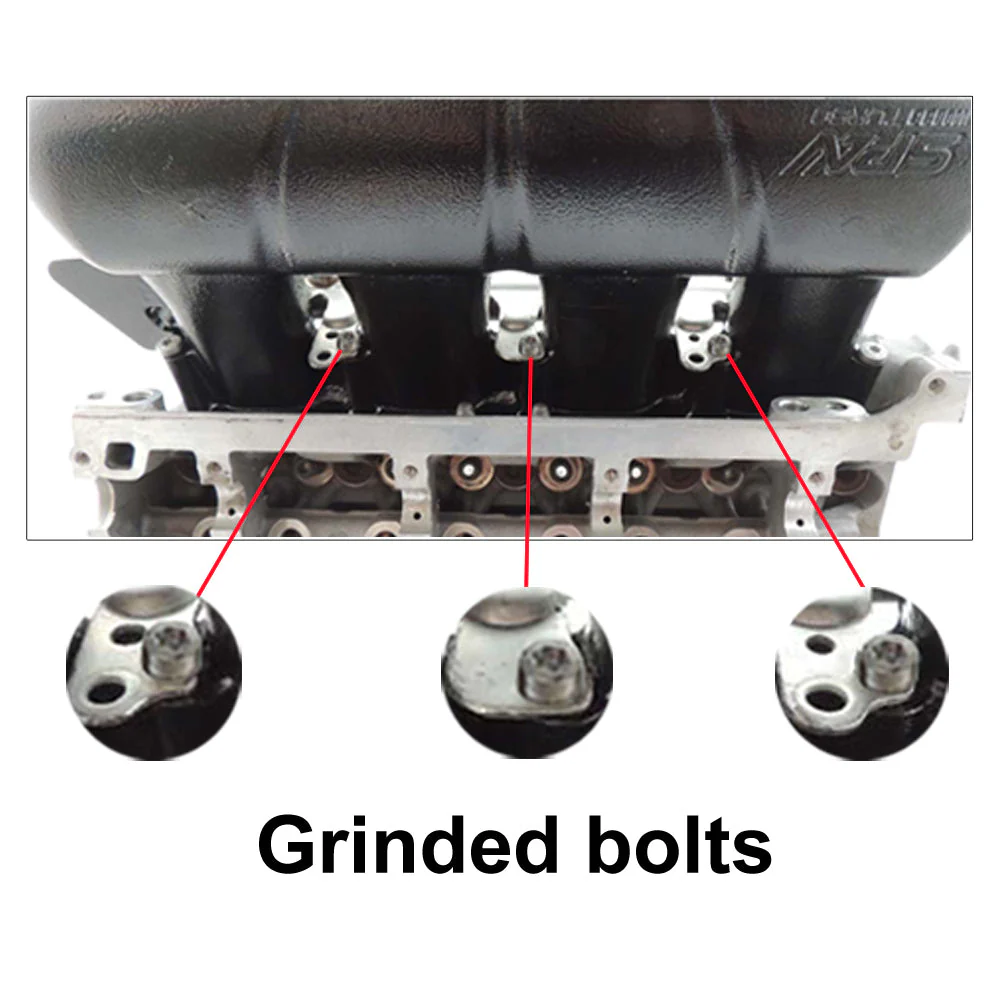 SPA TURBO 2.0L TSI / FSI T3 Twin Scroll Turbo Exhaust Manifold Transverse Engines + aluminum intake manifold - Black - Image 14