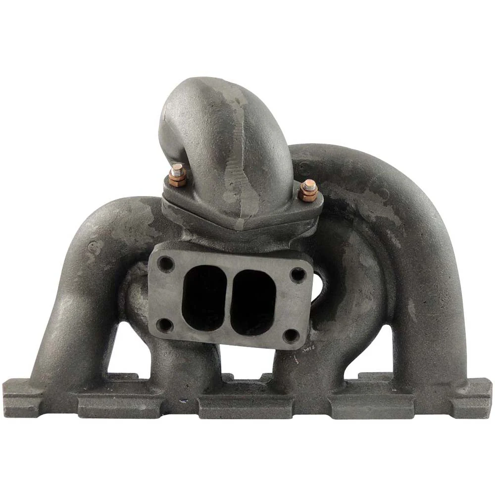 SPA TURBO 2.0L TSI / FSI T3 Twin Scroll Turbo Exhaust Manifold Transverse Engines + aluminum intake manifold - Black - Image 3