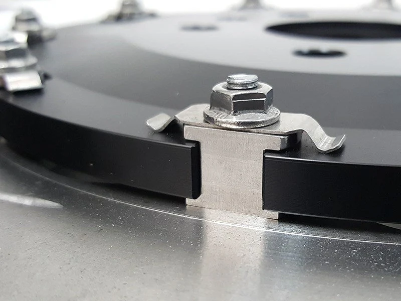 2-Piece Floating Brake Rotors Upgrade Kit | Rear 350mm Slotted • MQBe - Image 5