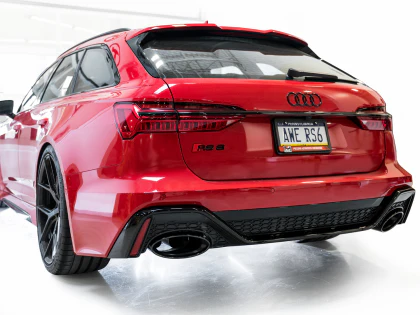 AWE SwitchPath™ Catback Exhaust for Audi C8 RS6/RS7 - Diamond Black Tips - Image 14