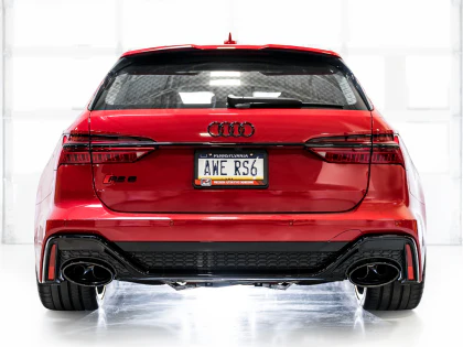 AWE SwitchPath™ Catback Exhaust for Audi C8 RS6/RS7 - Diamond Black Tips - Image 21