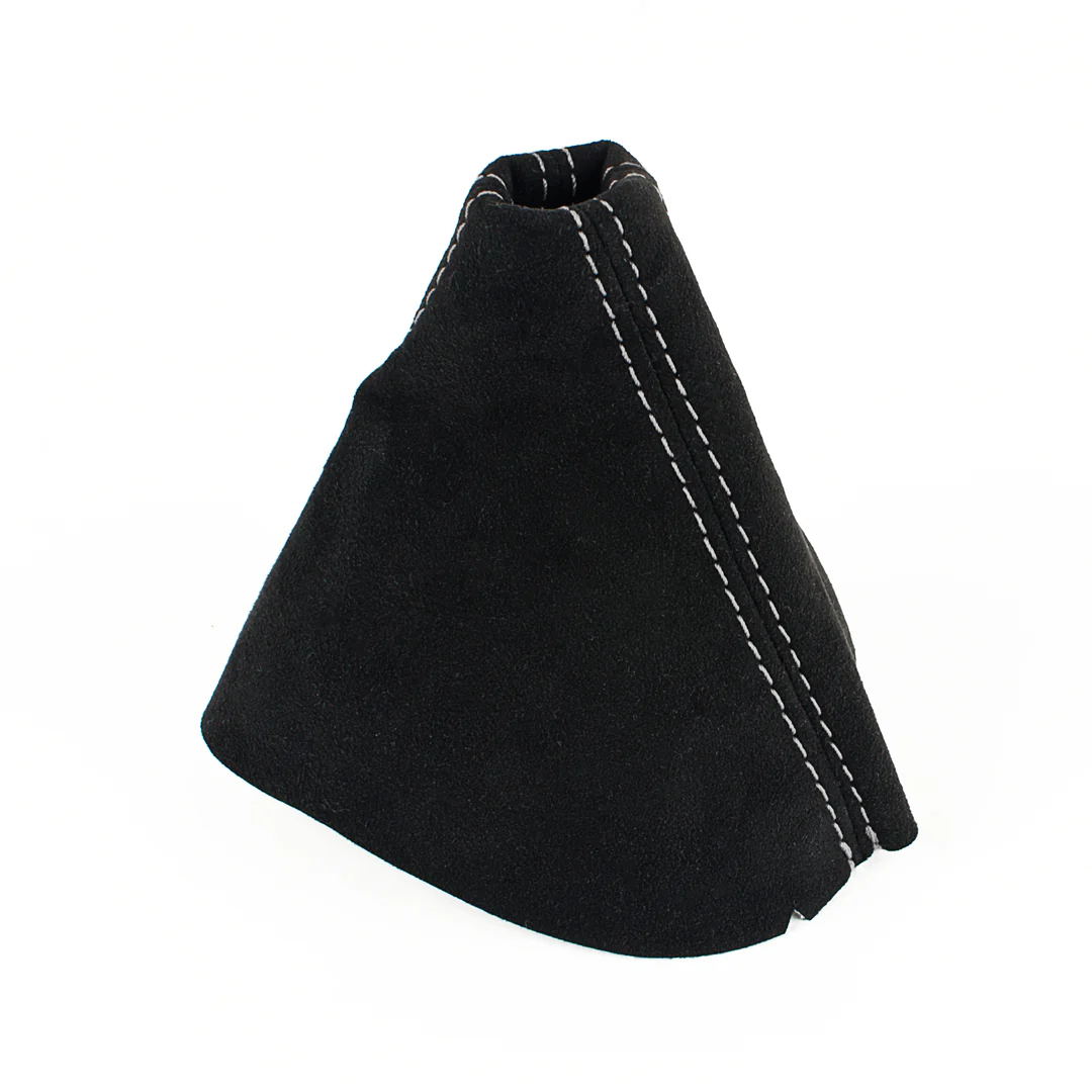 BFI B8/C6 S-Tronic/Automatic Shift Boot (Black Alcantara / Silver Stitch) - CLEARANCE - Image 4