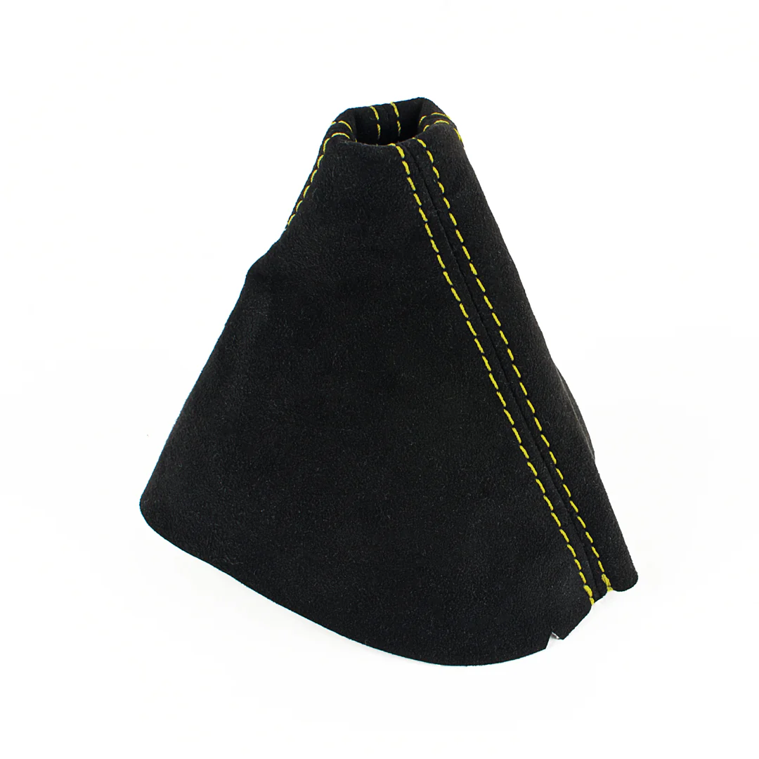 BFI B8/C6 S-Tronic/Automatic Shift Boot (Black Alcantara / Silver Stitch) - CLEARANCE - Image 5