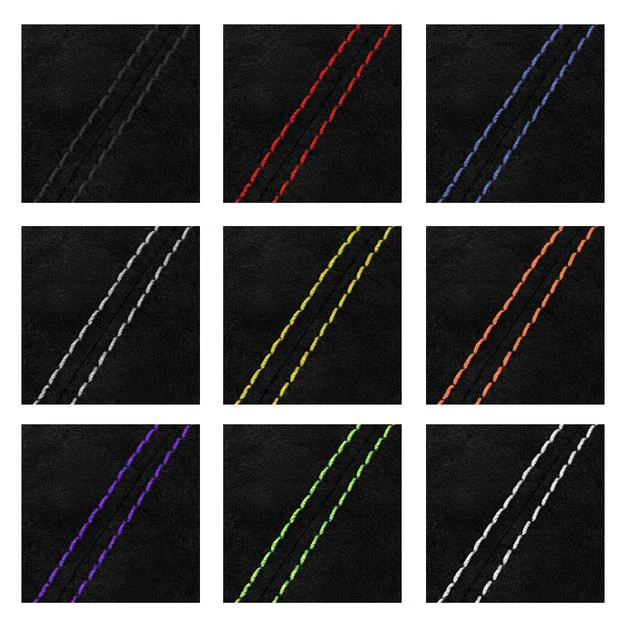 BFI B8/C6 S-Tronic/Automatic Shift Boot (Black Alcantara / Silver Stitch) - CLEARANCE - Image 6