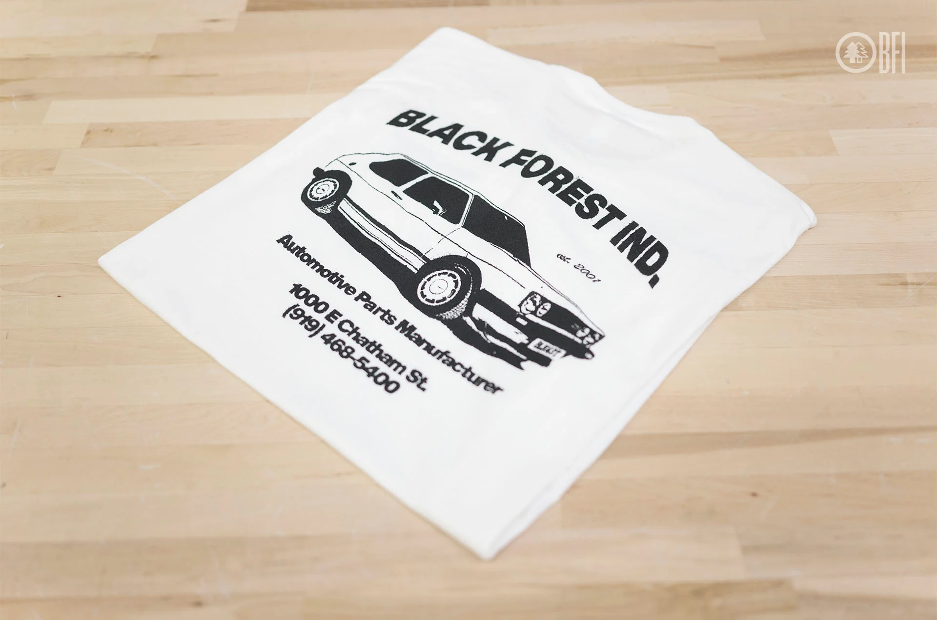 BFI Garage Shirt - White - Image 3