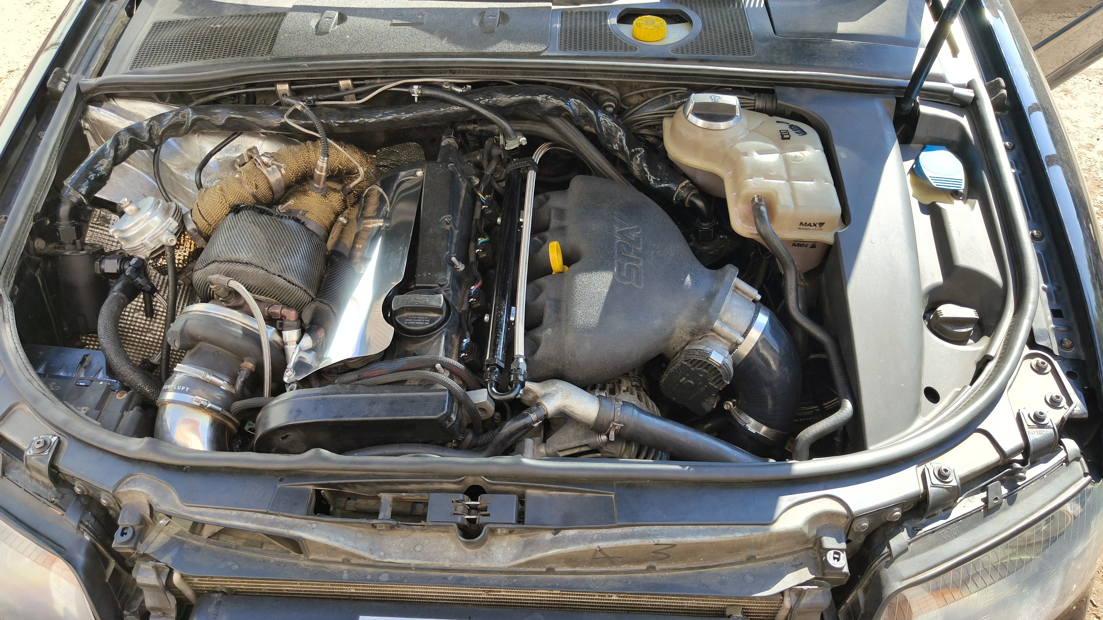 SPA TURBO Cast Aluminum Intake Manifold for longitudinal VW/AUDI 1.8T with 8 injectors Fuel Rail Kit (without throttle bolt holes) - PRE SALE - Image 6