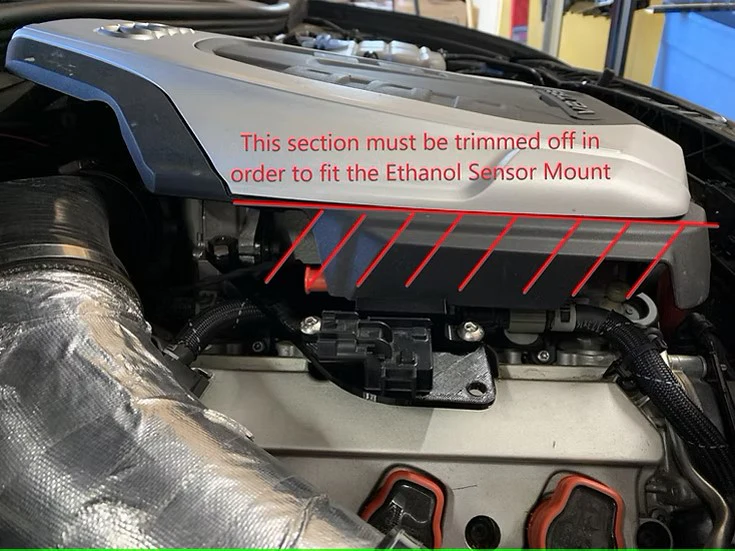 GPS Audi 3.0T Gen 2 (CREC) Ethanol Sensor Mount - Image 9
