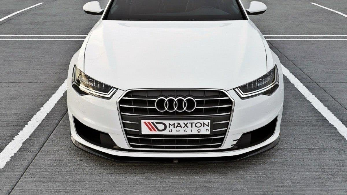 Maxton Design Audi C7 A6 Facelift Front Bumper Splitter / Spoiler - Image 4