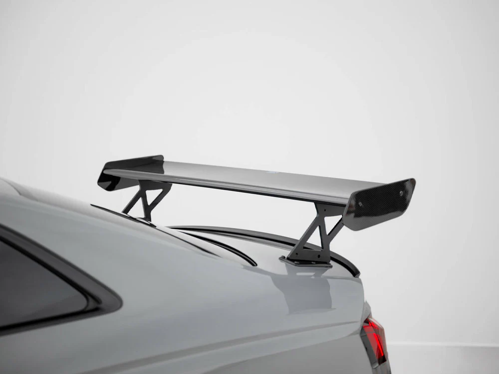 Maxton Design Carbon Spoiler w/ External Brackets Uprights V1 + LED - Audi B9 A5 / S5 / RS5 Coupe - Image 7