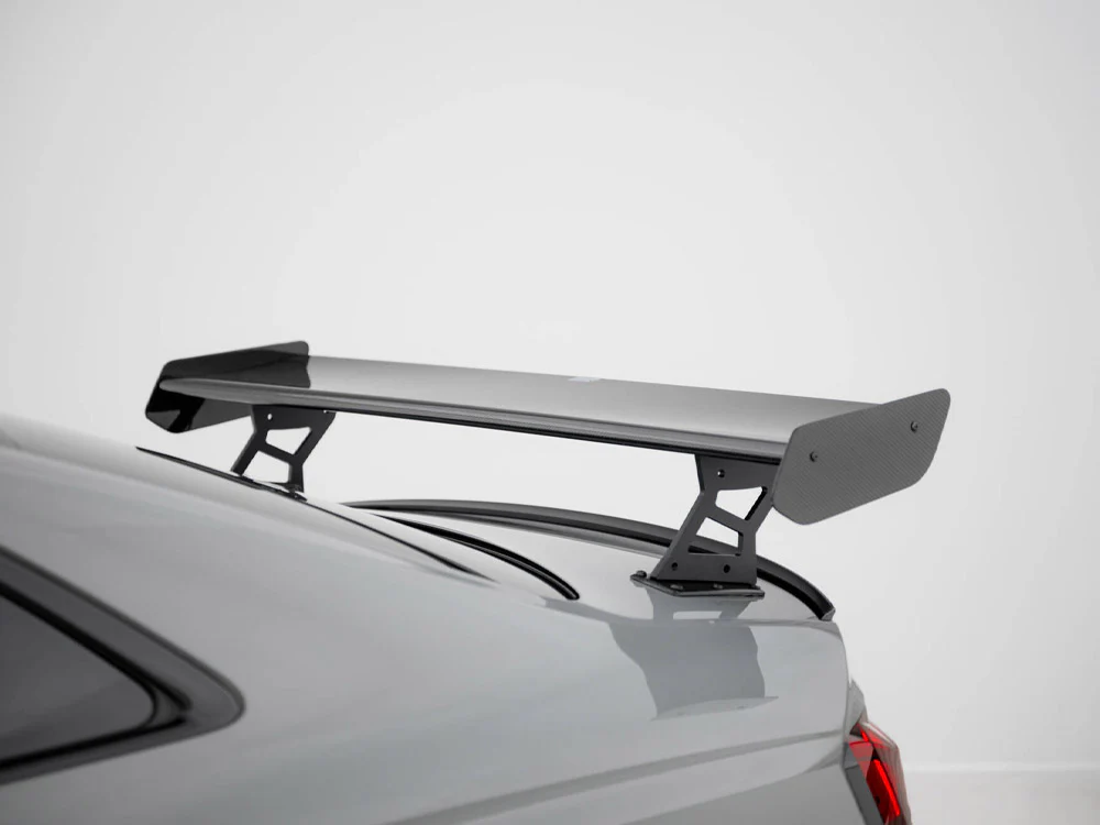 Maxton Design Carbon Spoiler w/ External Brackets Uprights V2 - Audi B9 A5 / S5 / RS5 Coupe - Image 3