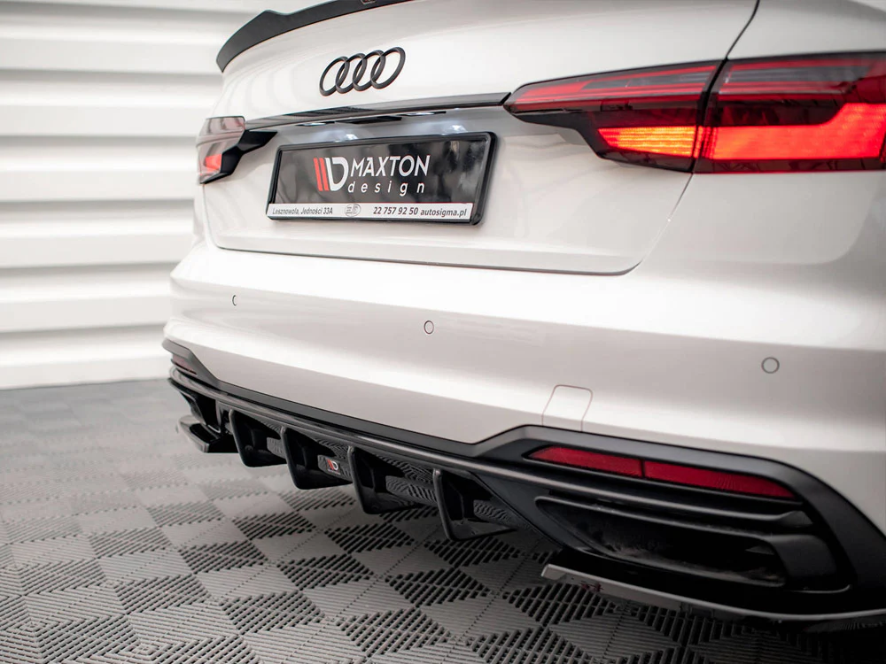 Maxton Design Central Rear Diffuser - Audi B9 A4 (Facelift) - Image 3
