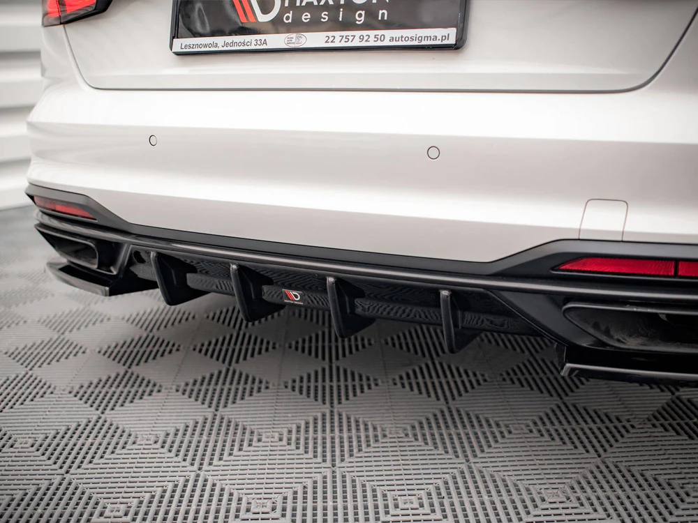 Maxton Design Central Rear Diffuser - Audi B9 A4 (Facelift) - Image 5