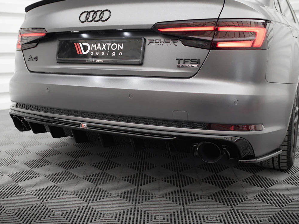 Maxton Design Rear Diffuser - Audi B9 A4 S-Line (Pre-Facelift) - Image 5