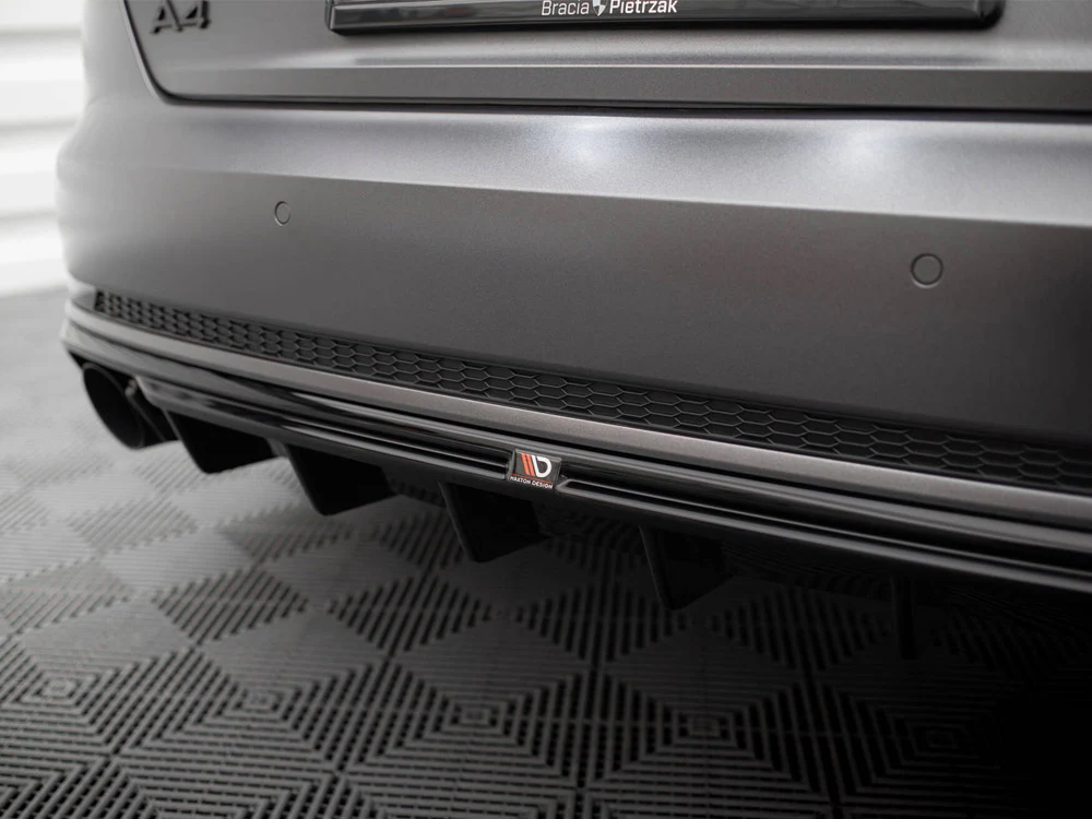Maxton Design Rear Diffuser - Audi B9 A4 S-Line (Pre-Facelift) - Image 6