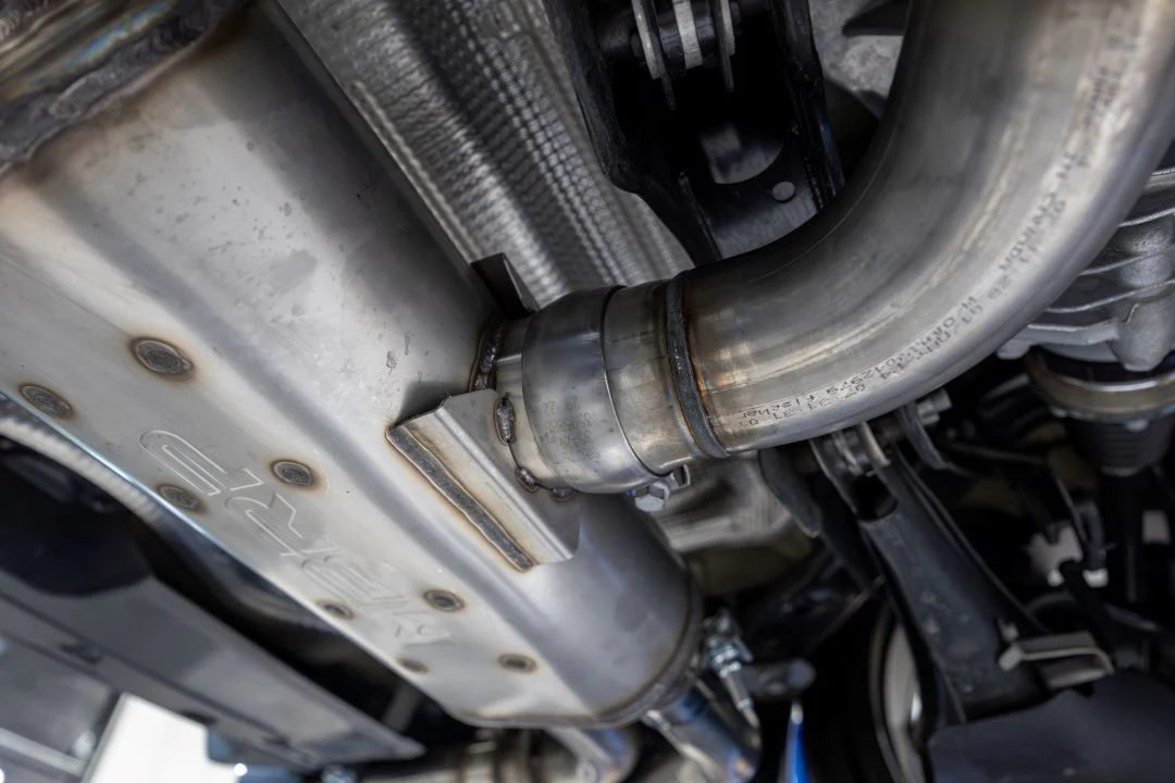 MBRP Armor Pro Series 3" Cat Back Active Exhaust, 2.5" Quad Split Rear Exit w/ Carbon Fiber Tips - Audi 8Y S3 (Copy) - Image 4