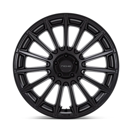 NICHE AMALFI 20X9 5X112 66.6 CB ET25 MATTE BLACK - Image 5