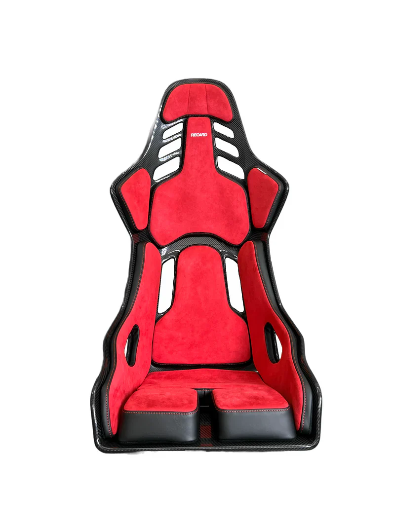 Recaro Podium CF Alcantara Red / Leather Black - Image 3
