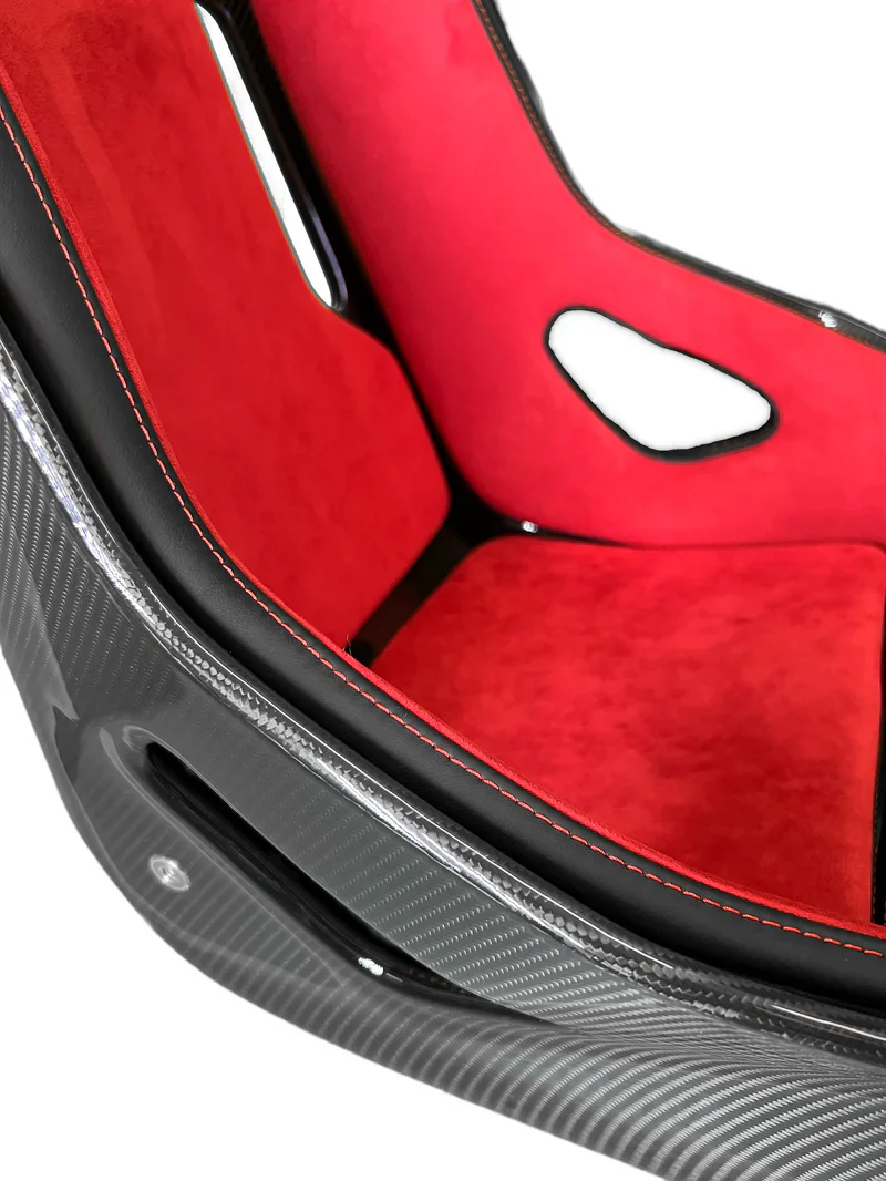 Recaro Podium CF Alcantara Red / Leather Black - Image 5
